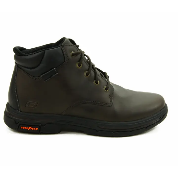 Skechers mod. 204394 botín para hombre en engrasado, cordones - 1