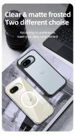 Funda Magnética De Carga Inalámbrica Mate Y Transparente Para Google Pixel 9a Protección Militar Contra Golpes Y Polvo Cubierta Completa De PC + TPU Antigolpes Y Anti-Reflectante - details 11