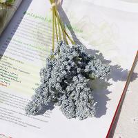 6 Piezas De Lavanda Artificial PE Decoración De Pared Para Hogar Y Vajillas Manual DIY Flores Silken Para Fiesta De Aniversario Bodas Y Más - details 9