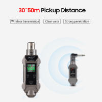 Adaptador De Microfono Jayete C-01 UHF De Cable a Inalámbrico Compatible Con Microfonos Dinámicos Y Condensadores Para Recepción Y Transmisión - details 1