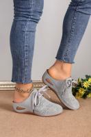 Nuevo Estill de Mulas de media Caña with Tiras y Tacones de cuña para Mujer, sandalias huecas de talla Grande, - details 13