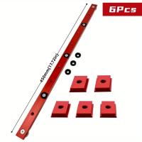 Kit De Guía De Corte De Ángulo T-Slot En Aleación De Aluminio Para Herramientas Manuales Juego De Guía De Corte De Miter Para Torno De Mesa - details 8