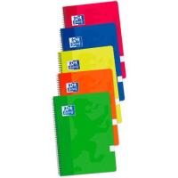 Pack de 5  Libretas Oxford Tapa Blanda , 80 Hojas - Cuadricula 4x4 ,Colores surtidos 5 unidades - OXFORD - details 0