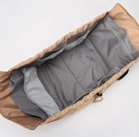 Versatile Nylon Cradle Bag - Multifunctional Travel Organizer, Adjustable Strap, Zip Closure, Foldable Design, Available in Khaki, Light Blue, Gray,, Black - details 2