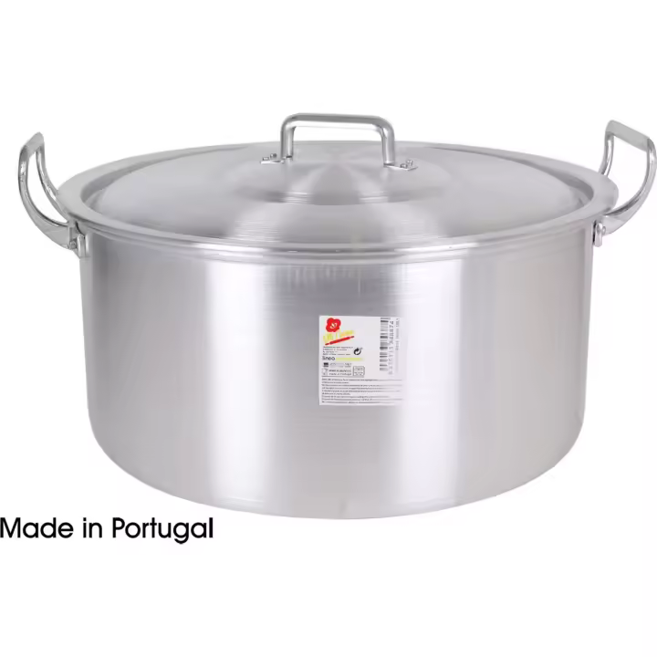 VR - CACEROLA CON ASAS ALUMINIO 36CM - Cacerola de Aluminio Resistente y Ligera - Cacerola de Aluminio para una Distribución Uniforme del Calor - Cacerola de Aluminio Antiadherente para una Cocción Sin Problemas - Cacerola de Aluminio Versátil - 1