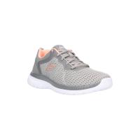 Skechers Zapatillas de Caminar para Mujer Bountiful Quick Path-12607/GYCL - Gris y Coral - details 0