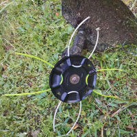 Cabeza De Cortacésped De Acero Reemplazo Gratis Con 4 Líneas Para Gasolina/Litio Herramienta De Jardín Para Eliminar Malezas Y Arbustos - details 5