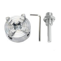 Zinc Alloy 4-Jaw/3-Jaw Tornillo De Latón Para Torno De Madera Y Metal Mini Con Conector Rod Self Centering Opcional Para Tornos De Metal - details 6