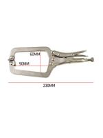 Aguja De Tijera Multifuncional De Acero Carbono Para Carpintería Y Soldadura Pinza De Bloqueo Con Mango Curvo Herramienta De Juego Ajustable Localizador De Tenón - details 1