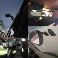 Espejo Interior De Coche 10 Pulgadas Negro Fácil De Instalar Accesorio Universal Para Interiores De Coches Espejo Retrovisor Para Todas Las Marcas De Coches - details 2