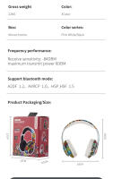 Auriculares Inalámbricos Para Niños Con Luz De Flash Y Micrófono Headset Bluetooth Estéreo Para Música Y Juegos Regalo Para Niñas Y Niños - details 20