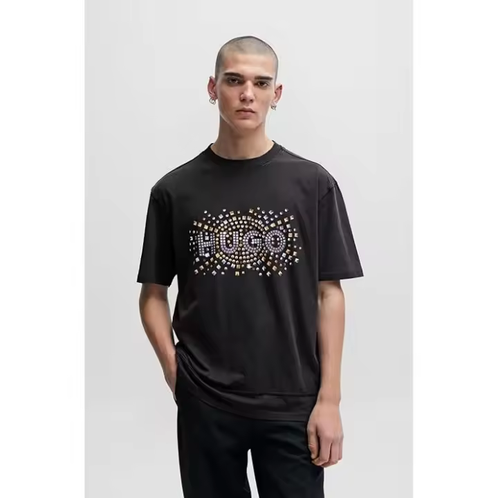 HUGO BOSS  Camiseta Hombre, Color Negro,  50504534-001. - 1
