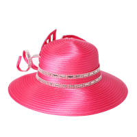 Sombrero De Encaje Blanco Elegante Para Mujer Con Lazo Satinado Para Boda Y Occasiones Formales Sombrero De Iglesia Derby - details 9