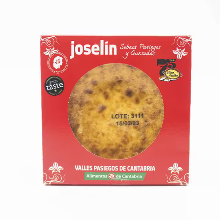 Joselín Quesada Mini Pasiega, Envasada al Vacío en Bandeja de Aluminio 150 gr - 1