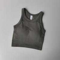 Ropa Deportiva Para Mujer Top De Yoga Fitness Absorbedor De Choque Con Sujetador Integrado Secado Rápido Transpirable Vestir Como Chaleco Deportivo Exterior - details 9
