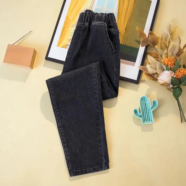 Verde Pantalones Vaqueros de Verano Mujeres Talla Alta 1 - 1