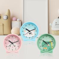 Despertador silencioso de animales con luz nocturna para niños,Despertador infantil simpático estampado ,Despertador analógico de cuarzo sin tic-tacBonito Reloj de escritorio,Decoración del hogar (osito,conejo y zorro) - details 0