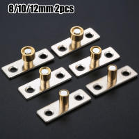 2 Pcs Locador De Puerta De Metal Y Madera Con Cabeza De Cobre Tono 8/10/12mm Diámetro 49*15mm Herramienta Para Puertas Deslizantes Y De Madera - details 1