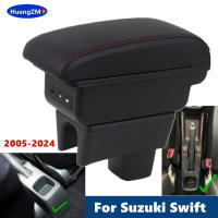 Caja De Reposabrazos Para Suzuki Swift 2005-2024 Accesorios Interiores Del Coche De Almohadilla De Cuero Y Plástico ABS Caja De Almacenamiento Adaptada Para Retrofits - details 0