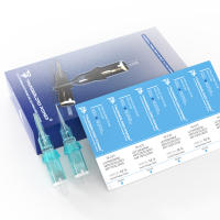 Cartucho De Tatuaje Azul 20X Para Maquinaria De Maquillaje Permanente Agujas Redondas Universales 0.25mm 0.30mm Estériles - details 13