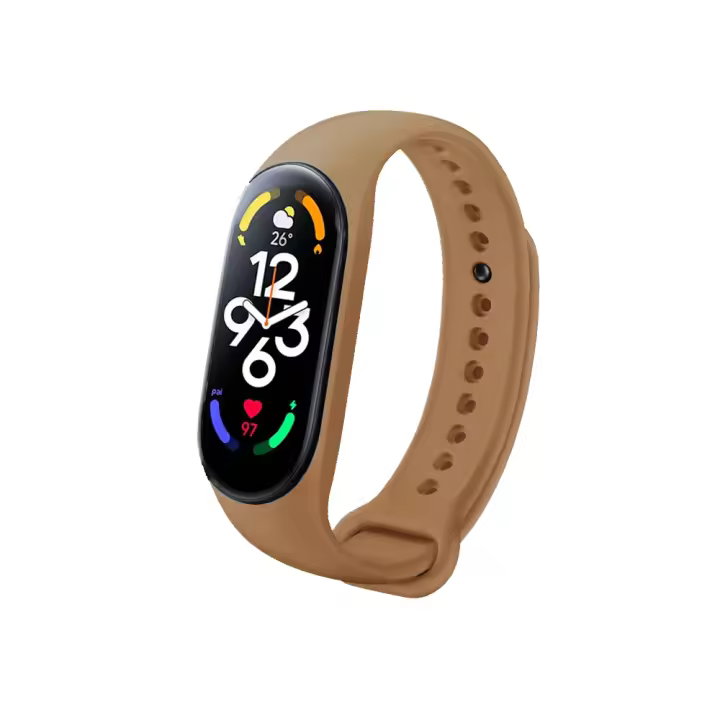 Correas compatibles con Xiaomi Smart Band 7 Mi Band 7 pulseras de silicona de alta densidad flexible de colores e impermeable para pulsera de actividad reloj inteligente - 1