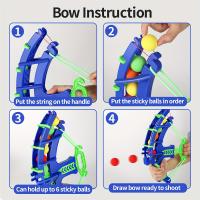 Juguete De Tiro Educativo Para Niños Con Bolas Suaves De Obra Práctica De Bala Dura Material Plástico Tamaño 20.5x34cm Unisex - details 1