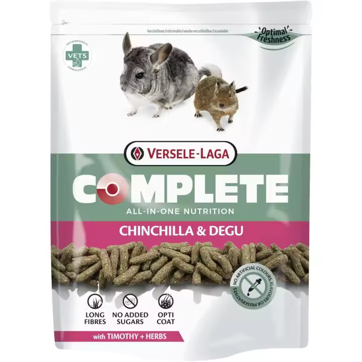 Versele-Laga Complete para Chinchilla y Degú - Alimento completo especifico para Chinchillas y Degú - 1