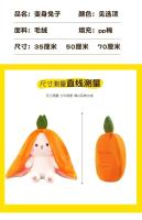 Muñeco De Peluche Transformable En Fresa Y Conejo De Zanahoria 25CM Juguete Suave Regalo Ideal Para Niños Y Adultos - details 14
