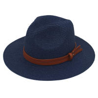 Sombrero De Paja De Verano Panama Tejido De Hierba Transpirable Estilo Europeo Y Americano Sombrero De Sol Para Playa Casual Para Mujeres - details 5
