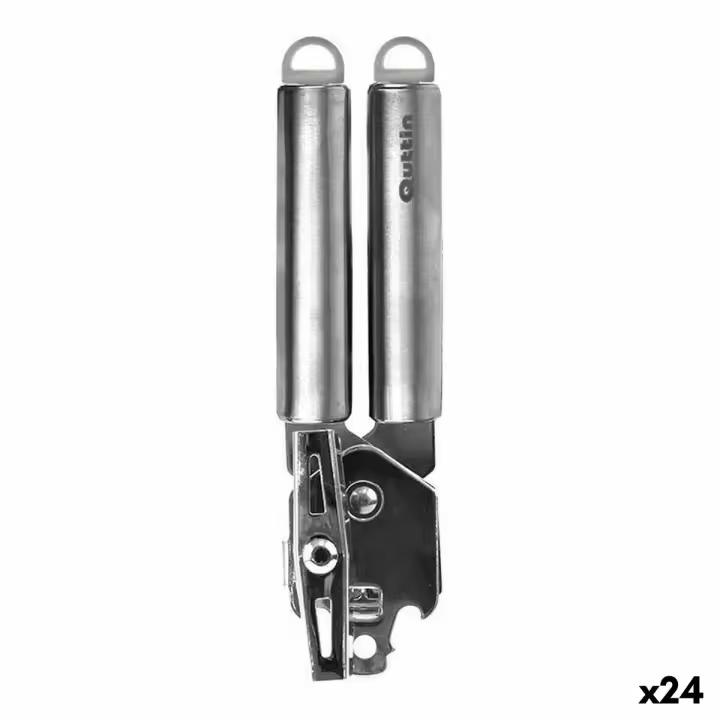 Abrelatas Quttin 23 x 8 x 4 cm Plateado Acero Inoxidable (24 Unidades) - 1