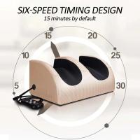 Masajeador De Pies Eléctrico Con Calor Y Vibración Shiatsu Kneading Rodillo Terapia De Compresión Caliente Control Remoto Tres Velocidades Para Musculosidad - details 6