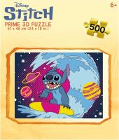 Educa - Puzzle Lenticular Stich 3D Prime de 500 Piezas . Incluye Pegamento Fix Puzzle. Medidas: 48 x 34 cm.  Educa 20272 - details 3