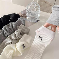 Calcetines Largos Finos Y Respirables Para Mujer Y Niñas En Color Sólido Japoneses Estilo Casual Para Primavera Y Verano - details 6