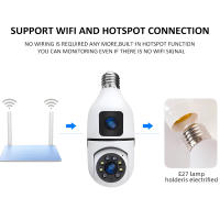 Cámara IP 4K 1080P Con Lente Doble PTZ Wifi Pantalla Dual Seguimiento Automático Audio Bidireccional Visión Nocturna Color Cámara De Seguridad - details 4