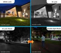 Cámara Solar Inteligente Tuya WIFI Con Doble Lente 8MP Vigilancia De Video Inalámbrica Exterior Cámara De Batería PTZ CCTV Doble Pantalla PIR Detectar - details 6
