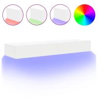 vidaXL Muebles de TV con luces LED 2 uds 60x35x15,5 cm, Mueble de Salon, Mueble TV, Mueble TV salon, Mesa de TV, Mueble tele - details 2