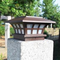 Lámpara De Pared Solar LED Impermeable Para Jardín Y Park Luminoso De Post De Café Decoración Exterior Iluminación De Calle - details 9