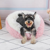 Alfombra Donut Para Perro De Tamaño Mediano Y Pequeño Sillón Redondo De Peluche Accesorios Para Mascotas Almohadilla Grande Para Pupusas Y Gatos - details 3