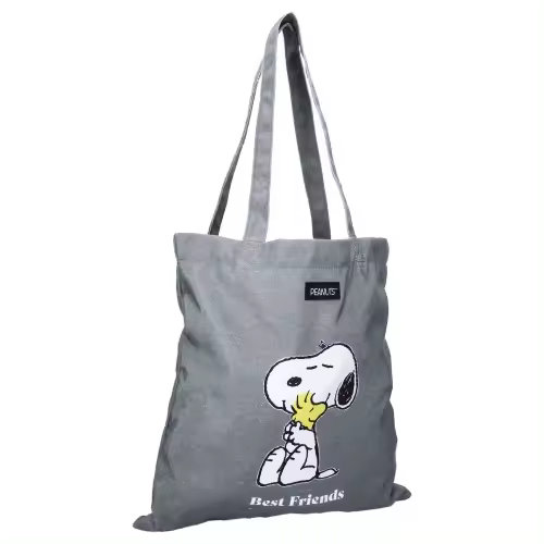 Bolso Snoopy 'Just Getting Started' Gris 38 Cm - Vadobag - 1