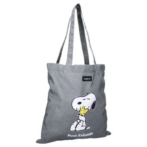 Bolso Snoopy 'Just Getting Started' Gris 38 Cm - Vadobag - 1