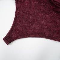 Vestido Larguísimo De Verano Para Mujer En Malla Transparente Con Encaje Y2K Sin Mangas Y Espalda Descubierta Sexy Bodycon Streetwear Polyester Elástico - details 10