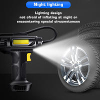 Compresor de aire portátil y inflador, bomba eléctrica inalámbrica de mano con pantalla digital, hasta 150PSI, ideal para coches, motocicletas, bicicletas y balones de deporte, material ABS, tensión de funcionamiento 12V - details 6
