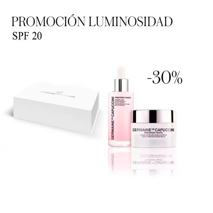 Promoción luminosidad Timexpert White SPF20 Crema clarificante + Booster generador de luz y Juventud Germaine de Capuccini - 1