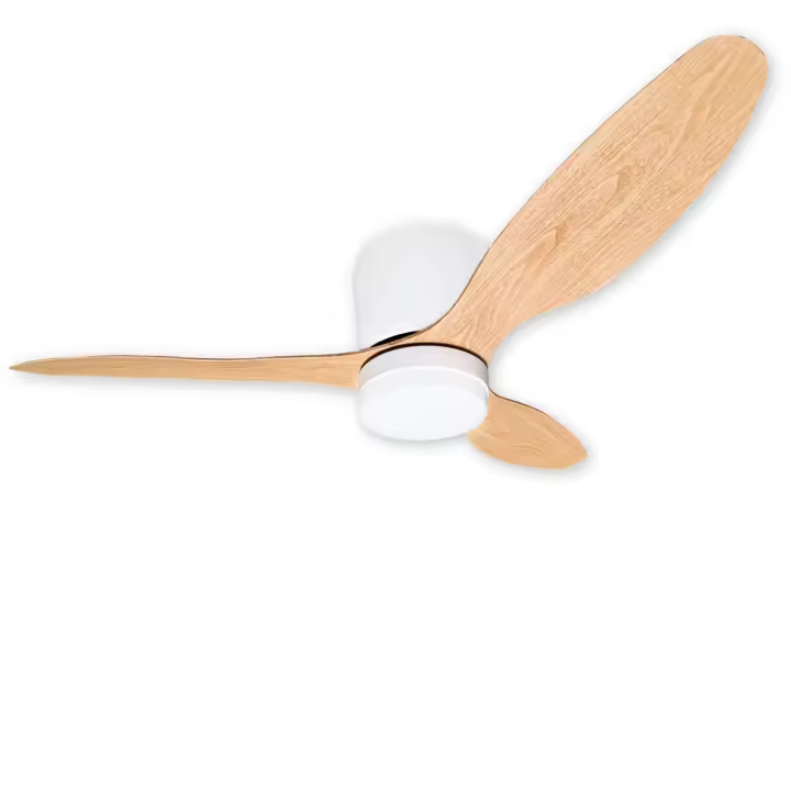 LED ATOMANT Ventilador de Techo con Luz LED de 20W y Aspas de Madera, Diámetro Ø107cm, Luz CCT Regulable 2100LM, Motor DC Silencioso y de Bajo Consumo, 6 Velocidades, Modo Verano/Invierno, Control con Mando a Distancia - 1