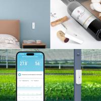 Sensor De Temperatura Y Humedad Inteligente AVATTO Tuya WIFI Medidor De Clima Para El Hogar Con Alexa Google Home Batería Recargable - details 3