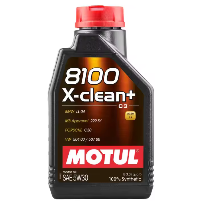 MOTUL 8100 X-CLEAN + 5W30 Lubricante 100% sintético de altas prestaciones para motores - 1