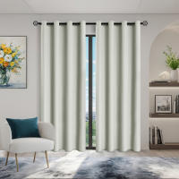 Cortinas De Protección Solar Y Sombreado Total 100% Blackout En Color Sólido Para Dormitorio Y Sala De Estar Material De Poliéster Modernas Y Elegantes - details 23