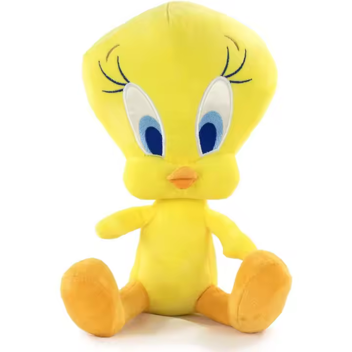 Looney Tunes Figura Peluche PIOLIN  40 CM Tweety Canario Amarillo ● Para todas las edades: +0 meses ● Licencia Oficial - 1
