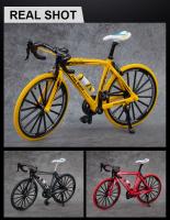 Bicicleta De Montaña a Escala 1/8 Juguetes Para Niños Modelo De Bicicleta Con Ruedas Giratorias Y Frente Giratorio Aleación De Off-road Regalo Decorativo Para Niños - details 6