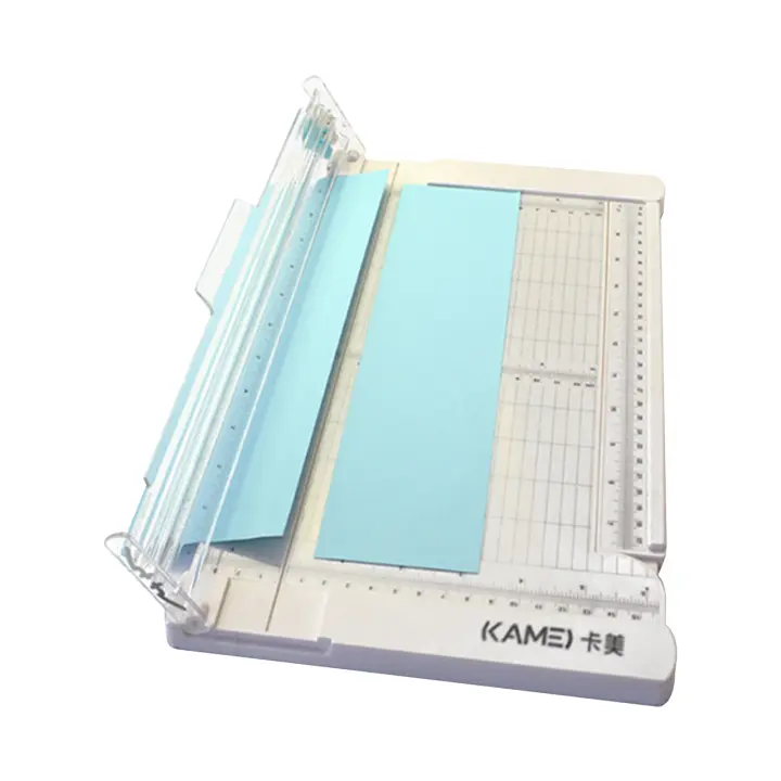 Cortadora De Papel Mini Guillotina 6 Pulgadas (152mm) Con Cabezal De Seguridad Y Regla Lateral Máquina De Cortar Para Escritorio Aibecy - 1